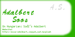 adalbert soos business card